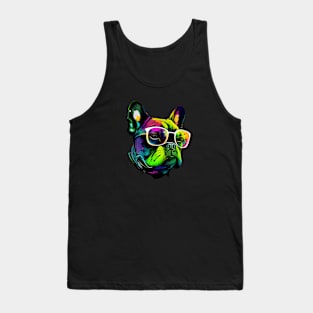 Trippy frenchie Tank Top